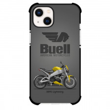 Motorbike Buell Phone Case For iPhone Samsung Galaxy Pixel OnePlus Vivo Xiaomi Asus Sony Motorola Nokia - Motorbike Buell XB9S Lightning Illustration Art On Gray Background
