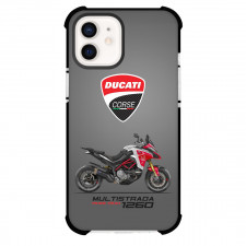 Motorbike Ducati Phone Case For iPhone Samsung Galaxy Pixel OnePlus Vivo Xiaomi Asus Sony Motorola Nokia - Motorbike Ducati Multistrada 1260 Pikes Peak On Gray Background