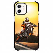 Motorbike KTM Phone Case For iPhone Samsung Galaxy Pixel OnePlus Vivo Xiaomi Asus Sony Motorola Nokia - Motorbike KTM 1290 Super Duke R Running On Sunset Background