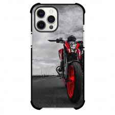Motorbike KTM Phone Case For iPhone Samsung Galaxy Pixel OnePlus Vivo Xiaomi Asus Sony Motorola Nokia - Motorbike KTM DUKE 200 NAKED Front View On Grayscale Background