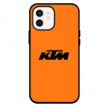 Motorbike KTM Phone Case For iPhone Samsung Galaxy Pixel OnePlus Vivo Xiaomi Asus Sony Motorola Nokia - Motorbike KTM Logo On Orange Background