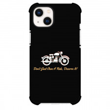 Motorbike Royal Enfield Phone Case For iPhone Samsung Galaxy Pixel OnePlus Vivo Xiaomi Asus Sony Motorola Nokia - Motorbike Royal Enfield Illustration Art On Black Background