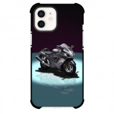 Motorbike Suzuki Phone Case For iPhone Samsung Galaxy Pixel OnePlus Vivo Xiaomi Asus Sony Motorola Nokia - Motorbike Suzuki Hayabusa Black On Spot Light Poster