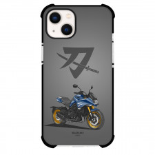 Motorbike Suzuki Phone Case For iPhone Samsung Galaxy Pixel OnePlus Vivo Xiaomi Asus Sony Motorola Nokia - Motorbike Suzuki Katana Illustration Art ON Gray Background