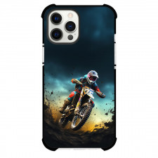 Motocross Phone Case For iPhone Samsung Galaxy Pixel OnePlus Vivo Xiaomi Asus Sony Motorola Nokia - Motocross Biker Digital Art Poster