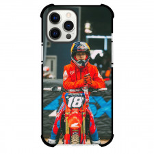Motocross Jett Lawrence Phone Case For iPhone Samsung Galaxy Pixel OnePlus Vivo Xiaomi Asus Sony Motorola Nokia - Motocross Jett Lawrence Wears Red Safety Gear With His Cool Dirt Bike
