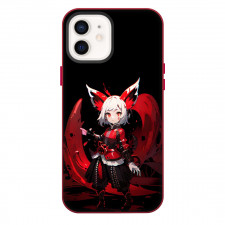 Mobile Legends Bang Bang Nana Phone Case For iPhone Samsung Galaxy Pixel OnePlus Vivo Xiaomi Asus Sony Motorola Nokia - Nana Standing Red Anime Art On Black Background