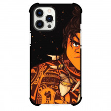 Moana Maui Case For iPhone Samsung Galaxy Pixel OnePlus Vivo Xiaomi Asus Sony Motorola Nokia - Maui Half Face Comic Art Black Background