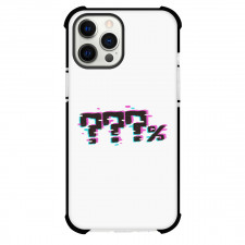 Mob Psycho 100 Phone Case For iPhone Samsung Galaxy Pixel OnePlus Vivo Xiaomi Asus Sony Motorola Nokia - Mob Psycho 100 Mystery Percentage Glitch Pixel On White Background