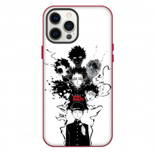 Mob Psycho 100 Shigeo Kageyama Phone Case For iPhone Samsung Galaxy Pixel OnePlus Vivo Xiaomi Asus Sony Motorola Nokia - Shigeo Kageyama Black Illustration On White Background