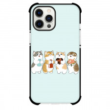 Mofusand Phone Case For iPhone Samsung Galaxy Pixel OnePlus Vivo Xiaomi Asus Sony Motorola Nokia - Characters Holding Gifts Illustration