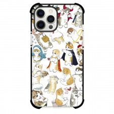 Mofusand Phone Case For iPhone Samsung Galaxy Pixel OnePlus Vivo Xiaomi Asus Sony Motorola Nokia - Characters Wearing King Costume