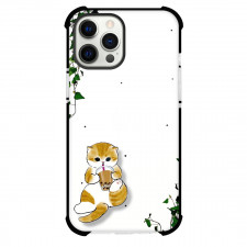 Mofusand Phone Case For iPhone Samsung Galaxy Pixel OnePlus Vivo Xiaomi Asus Sony Motorola Nokia - Milk Tea Cat Portrait