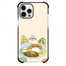 Mofusand Phone Case For iPhone Samsung Galaxy Pixel OnePlus Vivo Xiaomi Asus Sony Motorola Nokia - Mofumofu Marche Cafe Cheese