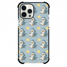 Mofusand Phone Case For iPhone Samsung Galaxy Pixel OnePlus Vivo Xiaomi Asus Sony Motorola Nokia - Shark Cat Pattern Art