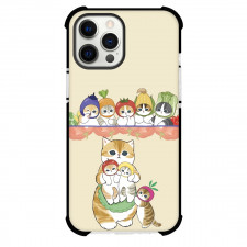 Mofusand Phone Case For iPhone Samsung Galaxy Pixel OnePlus Vivo Xiaomi Asus Sony Motorola Nokia - Vegetable Cats Illustration