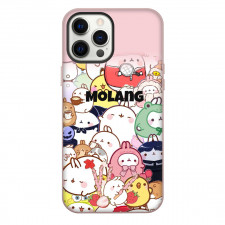 Molang Phone Case For iPhone Samsung Galaxy Pixel OnePlus Vivo Xiaomi Asus Sony Motorola Nokia - Different Costumes Portrait Collage Series Poster