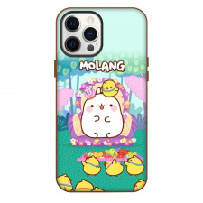 Molang Phone Case For iPhone Samsung Galaxy Pixel OnePlus Vivo Xiaomi Asus Sony Motorola Nokia - Sitting Food Chick Series Poster