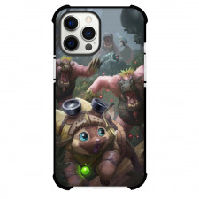 Monster Hunter Felyne Phone Case For iPhone Samsung Galaxy Pixel OnePlus Vivo Xiaomi Asus Sony Motorola Nokia - Felyne Chased By Monsters 3D Paint