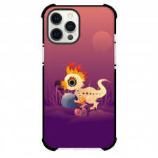 Monster Hunter Kulu-Ya-Ku Phone Case For iPhone Samsung Galaxy Pixel OnePlus Vivo Xiaomi Asus Sony Motorola Nokia - Kulu-Ya-Ku Holding Rock Gradient Violet Background