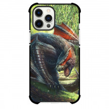 Monster Hunter Nargacuga Phone Case For iPhone Samsung Galaxy Pixel OnePlus Vivo Xiaomi Asus Sony Motorola Nokia - Nargacuga Roaring On Branch Illustration