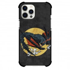 Monster Hunter Nargacuga Phone Case For iPhone Samsung Galaxy Pixel OnePlus Vivo Xiaomi Asus Sony Motorola Nokia - Nargacuga Yellow Circle Background Cartoon