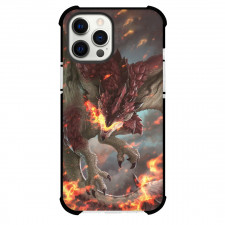 Monster Hunter Rathalos Phone Case For iPhone Samsung Galaxy Pixel OnePlus Vivo Xiaomi Asus Sony Motorola Nokia - Rathalos Flying Flaming Mouth Illustration