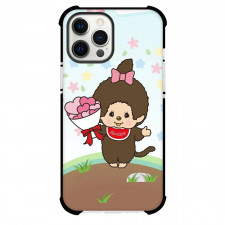 Monchhichi Phone Case For iPhone Samsung Galaxy Pixel OnePlus Vivo Xiaomi Asus Sony Motorola Nokia - Monchhichi Such a Cute Doll Carry Flower Bouquet with Multi Background