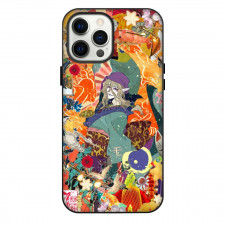 Mononoke The Movie Medicine Seller Phone Case For iPhone Samsung Galaxy Pixel OnePlus Vivo Xiaomi Asus Sony Motorola Nokia - Medicine Seller Smiling Portrait Sticker Collage