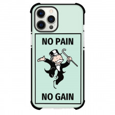 Monopoly Phone Case For iPhone Samsung Galaxy Pixel OnePlus Vivo Xiaomi Asus Sony Motorola Nokia - No Pain No Gain Cartoon Art
