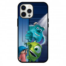 Monster INC Phone Case For iPhone and Samsung Galaxy Devices - Sulley Mike And Boo Behind The Door