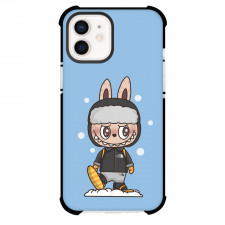 The Monsters Labubu Phone Case For iPhone Samsung Galaxy Pixel OnePlus Vivo Xiaomi Asus Sony Motorola Nokia - The Monsters Labubu Skating On Snow Poster