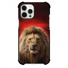 Mufasa the Lion King Phone Case For iPhone Samsung Galaxy Pixel OnePlus Vivo Xiaomi Asus Sony Motorola Nokia - Mufasa Head Portrait Red Background