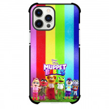 Muppet Babies Phone Case For iPhone And Samsung Galaxy - Muppet Babies Standing On Rainbow Background