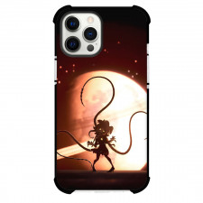 Murder Drones CYN Phone Case For iPhone Samsung Galaxy Pixel OnePlus Vivo Xiaomi Asus Sony Motorola Nokia - CYN Standing With Creepy Style On Planet Background