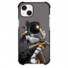 Murder Drones Tessa Elliot Phone Case For iPhone Samsung Galaxy Pixel OnePlus Vivo Xiaomi Asus Sony Motorola Nokia - Tessa Elliot Is In A Boldly Posing with A Sword And Sleek Outfit