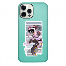 Murder Drones Tessa Elliot Phone Case For iPhone Samsung Galaxy Pixel OnePlus Vivo Xiaomi Asus Sony Motorola Nokia - Tessa Elliot Stands Bold With A Sword Illustration Sticker