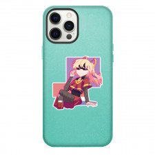 Murder Drones Lizzy Phone Case For iPhone Samsung Galaxy Pixel OnePlus Vivo Xiaomi Asus Sony Motorola Nokia - Lizzy Pink Eyes And Cat Ears Illustration Sticker