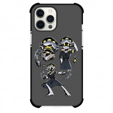 Murder Drones N Phone Case For iPhone Samsung Galaxy Pixel OnePlus Vivo Xiaomi Asus Sony Motorola Nokia - N Anime Art On Dark Gray Background