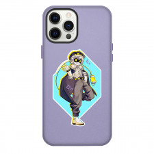 Murder Drones N Phone Case For iPhone Samsung Galaxy Pixel OnePlus Vivo Xiaomi Asus Sony Motorola Nokia - N Standing In One Leg On Cyan Background Sticker