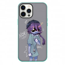 Murder Drones Nori Doorman Phone Case For iPhone Samsung Galaxy Pixel OnePlus Vivo Xiaomi Asus Sony Motorola Nokia - Nori Doorman Sketch Art On Gray Background