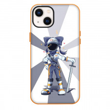 Murder Drones Tessa Elliot Phone Case For iPhone Samsung Galaxy Pixel OnePlus Vivo Xiaomi Asus Sony Motorola Nokia - Tessa Elliot Standing With Sword Illustration Art Poster