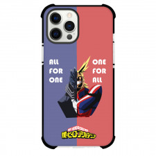 My Hero Academia Phone Case For iPhone And Samsung Galaxy Devices - All Might All For One Half Portrait