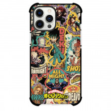My Hero Academia Phone Case For iPhone And Samsung Galaxy Devices - My Hero Academia Characters Collage Sticker