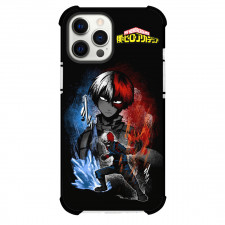 My Hero Academia Shoto Todoroki Phone Case For iPhone And Samsung Galaxy Devices - Shoto Todoroki Attack Mode Illustration