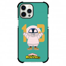My Hero Academia Thirteen Phone Case For iPhone And Samsung Galaxy Devices - Thirteen Chibi Art On Mint Background