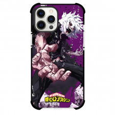 My Hero Academia Tomura Shigaraki Phone Case For iPhone And Samsung Galaxy Devices - Tomura Shigaraki Attack Mode On Purple Background