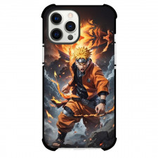 Naruto Uzumaki Phone Case For iPhone And Samsung Galaxy Devices - Naruto Angry Smoke Background
