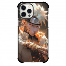 Naruto Uzumaki Phone Case For iPhone And Samsung Galaxy Devices - Naruto Holding Weapon SIde Portrait