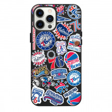 NBA Philadelphia 76ers Phone Case For iPhone and Samsung Galaxy Devices - Philadelphia 76ers Mania College Logo